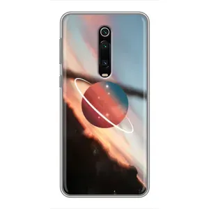 Чехол (ТПУ) с планетами на Xiaomi Mi 9T (Сатурн)