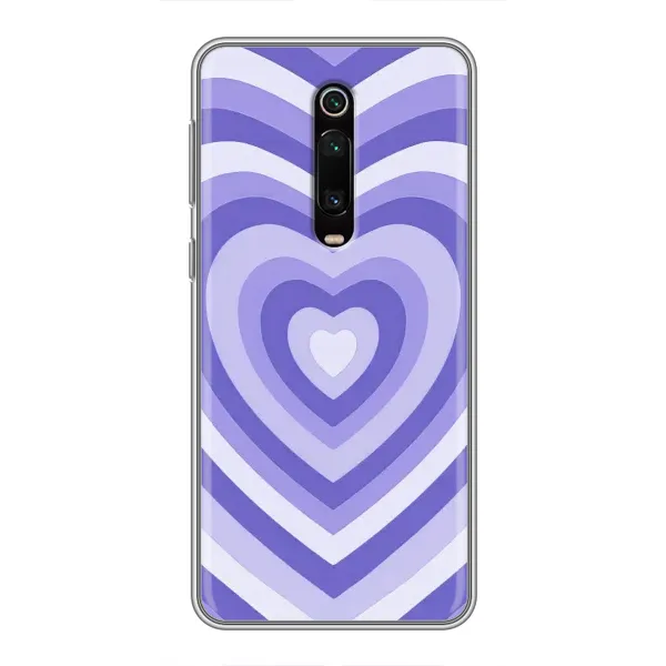 Чехол с рисунком «Сердце фиолет» для Xiaomi Mi 9T Чехол с рисунком «Сердце фиолет» для Xiaomi Mi 9T