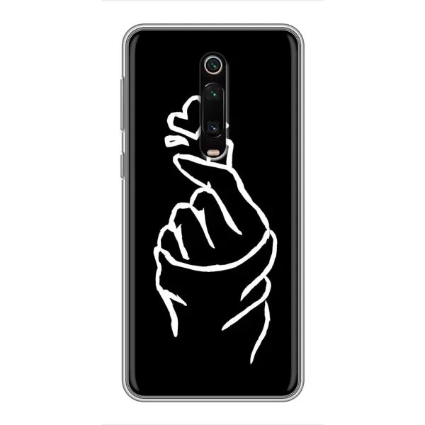 Чехол с рисунком «Сердце на черном» для Xiaomi Mi 9T Чехол с рисунком «Сердце на черном» для Xiaomi Mi 9T
