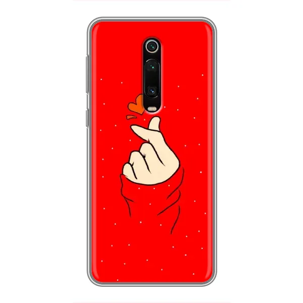 Чехол с рисунком «Сердце на красном» для Xiaomi Mi 9T Чехол с рисунком «Сердце на красном» для Xiaomi Mi 9T