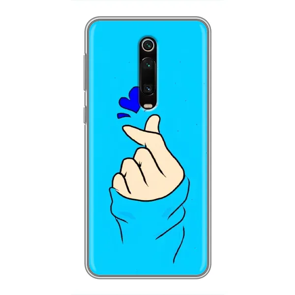 Чехол с рисунком «Сердце на синем» для Xiaomi Mi 9T Чехол с рисунком «Сердце на синем» для Xiaomi Mi 9T