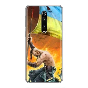 Чехол с картинкой (Патриотический КОЗАК) на Xiaomi Mi 9T (Сильный Козак)