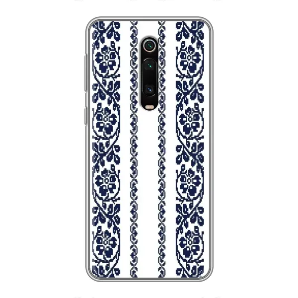 Чехол с рисунком «Синяя вышиванка» для Xiaomi Mi 9T Чехол с рисунком «Синяя вышиванка» для Xiaomi Mi 9T
