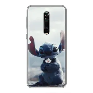 Чехол с рисунком «Стич с цветочком» для Xiaomi Mi 9T