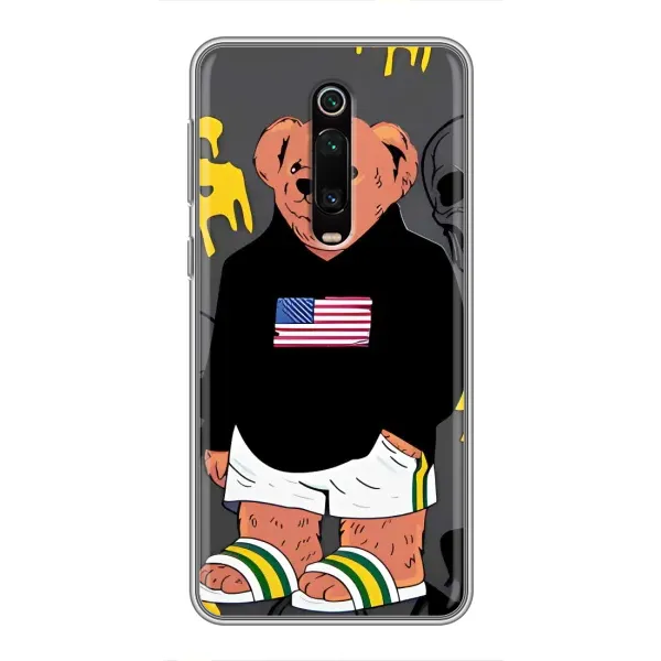 Чехол с рисунком «Teddy USA» для Xiaomi Mi 9T