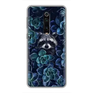 Силиконовый Чехол с Енотами на Xiaomi Mi 9T (В цветах)