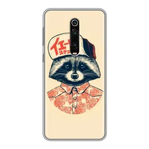 Силиконовый Чехол с Енотами на Xiaomi Mi 9T (В кепчику)