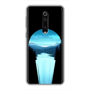 Летний Чехол на Xiaomi Mi 9T (Синий Водопад)
