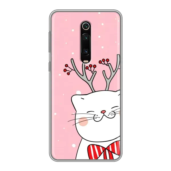 Чехол с рисунком «Зимний кот» для Xiaomi Mi 9T Чехол с рисунком «Зимний кот» для Xiaomi Mi 9T
