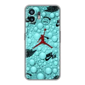 Силиконовый Чехол Nike Air Jordan на Хiaomi Турбо 4 (Джордан Найк)