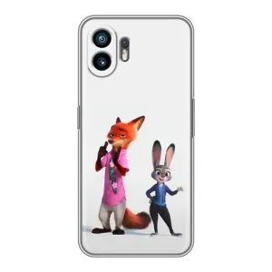 Силиконовый чехол с принтом Зоотрополіс для Xiaomi Turbo 4 (Джуди и Ник)
