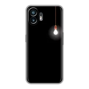 Чехол с картинками на черном фоне для Xiaomi Turbo 4 (Лампочка)