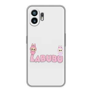 Чехол с принтом Лабубу для Xiaomi Turbo 4 (Логотип Лабубу)