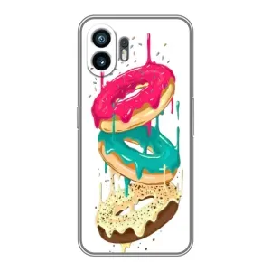 Чехол с изображением вкусной еды для Xiaomi Turbo 4 (Сочные пончики)