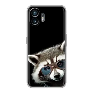 Силиконовый Чехол с Енотами на Xiaomi Turbo 4 (Стильный Енот)