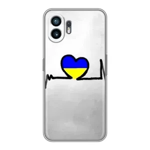 Силиконовый Чехол на Xiaomi Turbo 4 (Я-Украина) (Украинская кардиограмма)