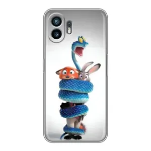 Силиконовый чехол с принтом Зоотрополіс для Xiaomi Turbo 4 (Змея Зоо)