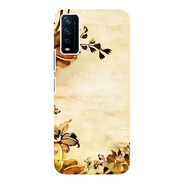 Чехол с рисунком «Арт-цветы» для Vivo Y12s Чехол с рисунком «Арт-цветы» для Vivo Y12s