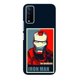 Чехол Супергерой Железный человек на ViVO Y12s (Art Iron man)