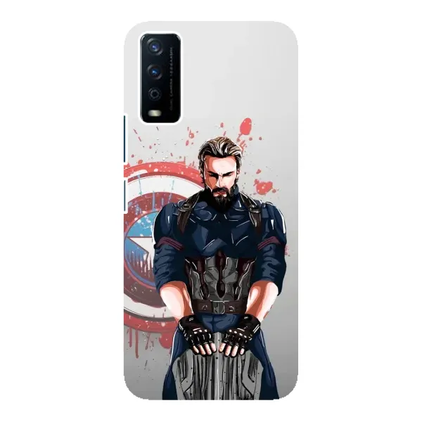 Чехол с рисунком «Арт капитан» для Vivo Y12s