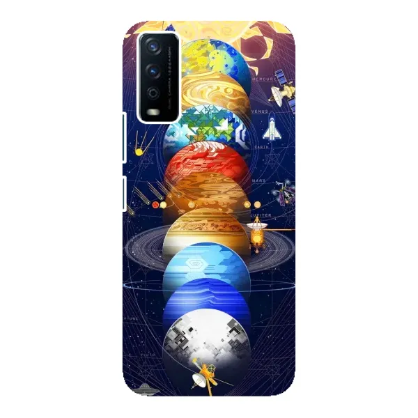Чехол с рисунком «Арт планети» для Vivo Y12s Чехол с рисунком «Арт планети» для Vivo Y12s