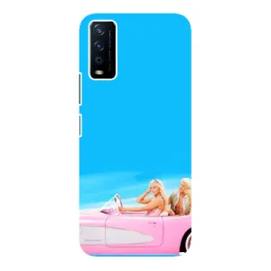 Силиконовый Чехол Барби Фильм на ViVO Y12s (Барби и Кен)