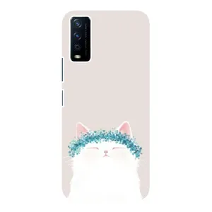 Чохол на тематику: Коти для Vivo Y12s (Білий котик)