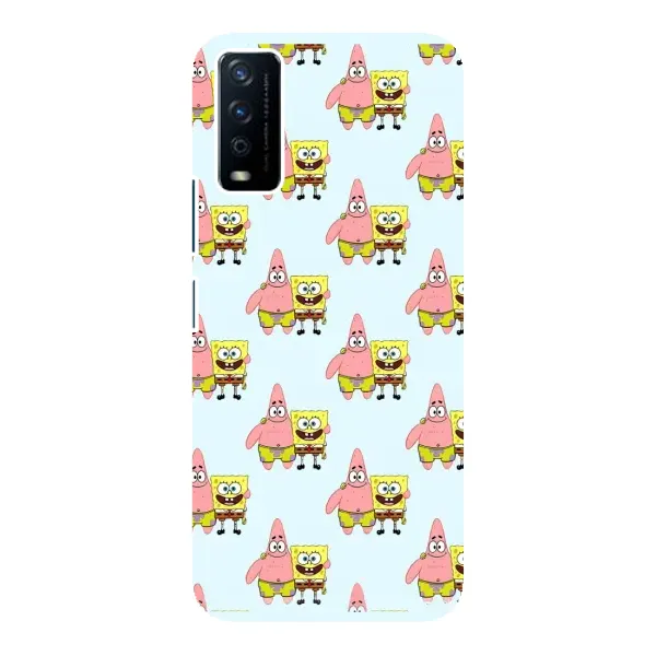 Чехол с рисунком «Боб и Патрик» для Vivo Y12s Чехол с рисунком «Боб и Патрик» для Vivo Y12s