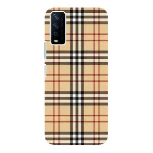 Чехол с Брендами одежды на Виво У12с (Burberry стиль)
