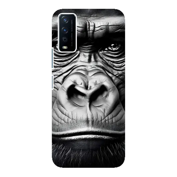 Чехол с рисунком «Черная обезьяна» для Vivo Y12s Чехол с рисунком «Черная обезьяна» для Vivo Y12s