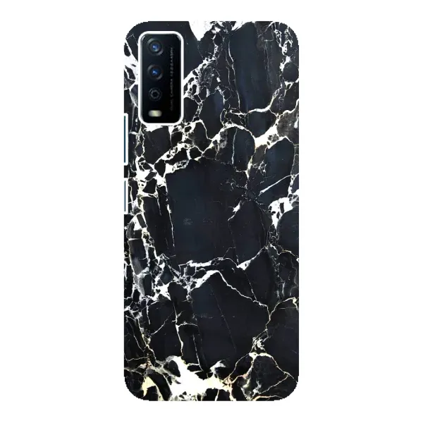 Чехол с рисунком «Чёрный мрамор» для Vivo Y12s Чехол с рисунком «Чёрный мрамор» для Vivo Y12s
