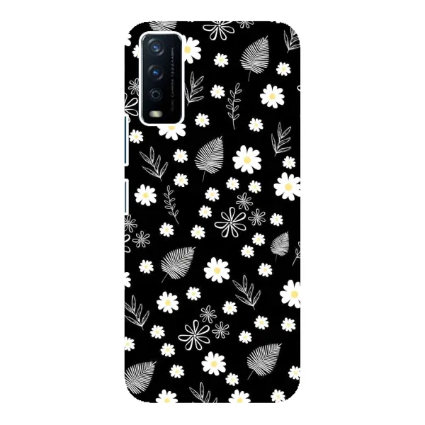 Чехол с рисунком «цветение на чорном» для Vivo Y12s Чехол с рисунком «цветение на чорном» для Vivo Y12s