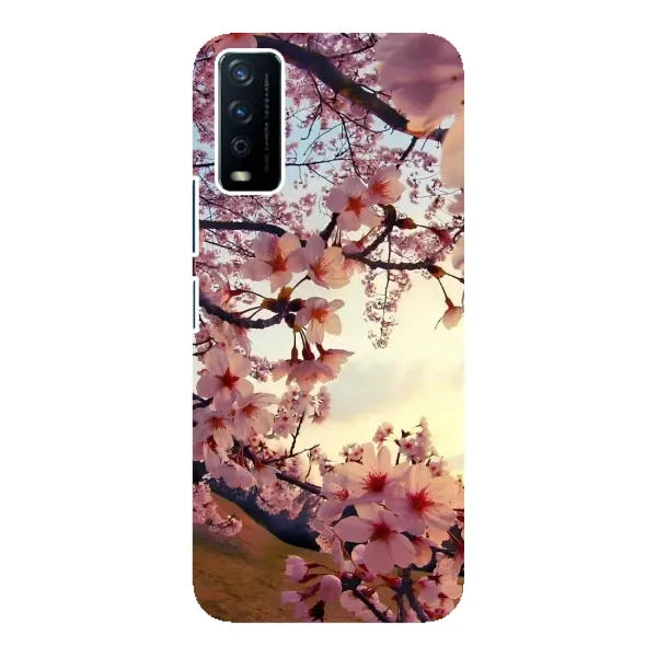 Чехол с рисунком «Цветущая сакура» для Vivo Y12s Чехол с рисунком «Цветущая сакура» для Vivo Y12s