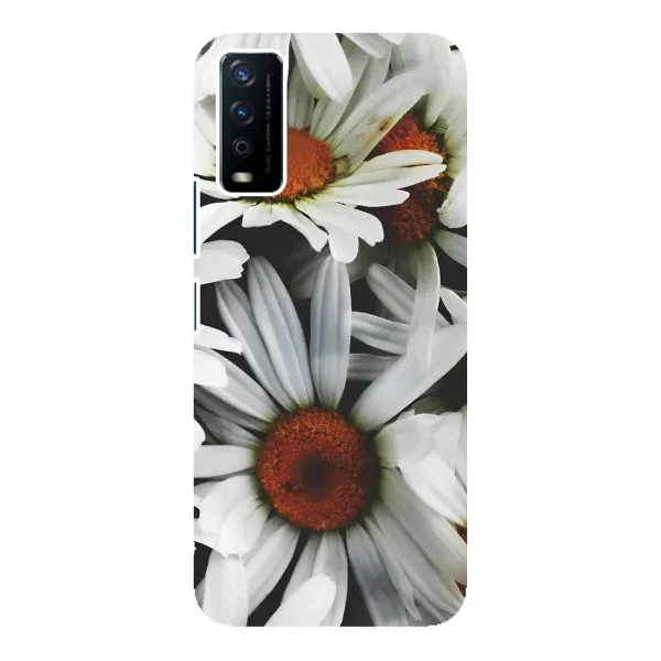 Чехол с рисунком «Цветы Ромашки» для Vivo Y12s Чехол с рисунком «Цветы Ромашки» для Vivo Y12s