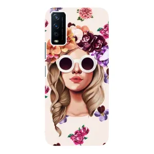 Чохол з картинкою Модні Дівчата ViVO Y12s (Дівчина в окулярах)