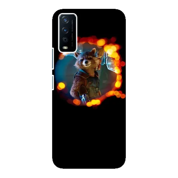 Чехол с рисунком «Енот Ракета» для Vivo Y12s