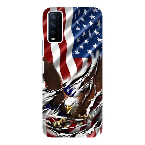Чехол с рисунком «Флаг USA» для Vivo Y12s Чехол с рисунком «Флаг USA» для Vivo Y12s