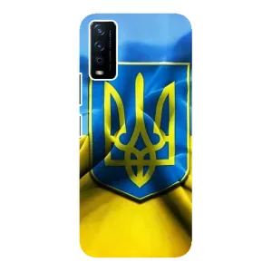 Чохол з картинкою (Патріотичний ГЕРБ) на ViVO Y12s (Герб і Прапор України)