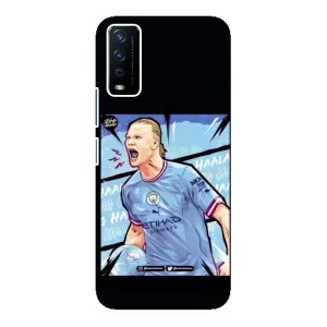 Чехлы с принтом для ViVO Y12s Футболист (гол Эрлинг Холланд)