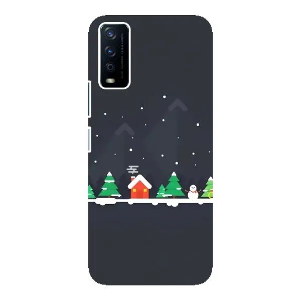 Чехол с рисунком «Город зимний» для Vivo Y12s Чехол с рисунком «Город зимний» для Vivo Y12s