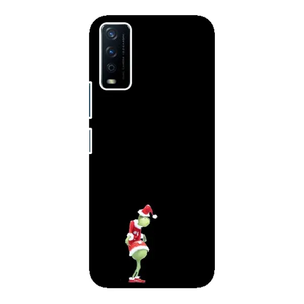 Чехол с рисунком «Гринч на чорном» для Vivo Y12s