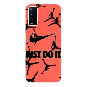 Силиконовый Чехол Nike Air Jordan на Виво У12с (Just Do It)