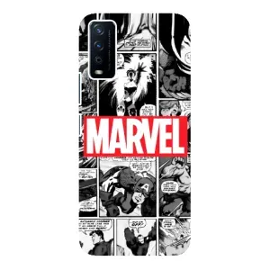 Силиконовый Чехол для ViVO Y12s (Комикс Марвел)