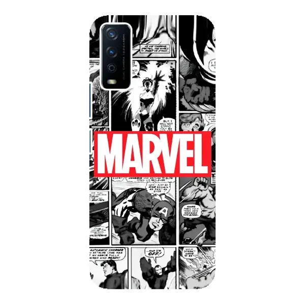 Чехол с рисунком «Комикс Марвел» для Vivo Y12s