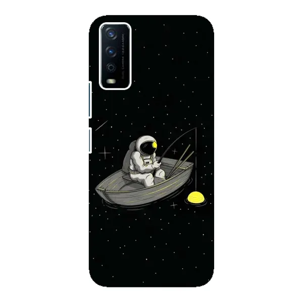 Чехол с рисунком «Космонавт на рыбалке» для Vivo Y12s Чехол с рисунком «Космонавт на рыбалке» для Vivo Y12s