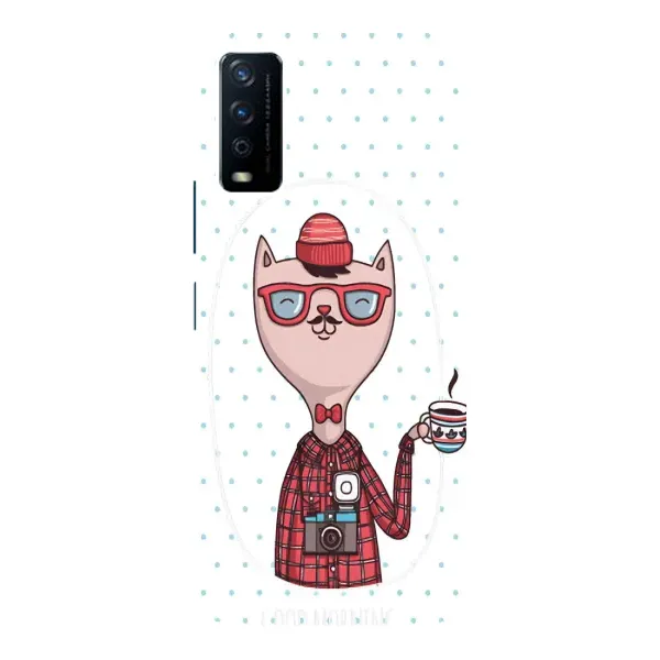 Чехол с рисунком «Кот аристократ» для Vivo Y12s Чехол с рисунком «Кот аристократ» для Vivo Y12s