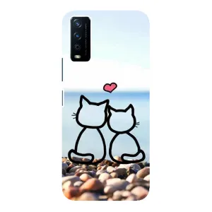 Силіконові Чохли Коханій людині для ViVO Y12s (Котейки)