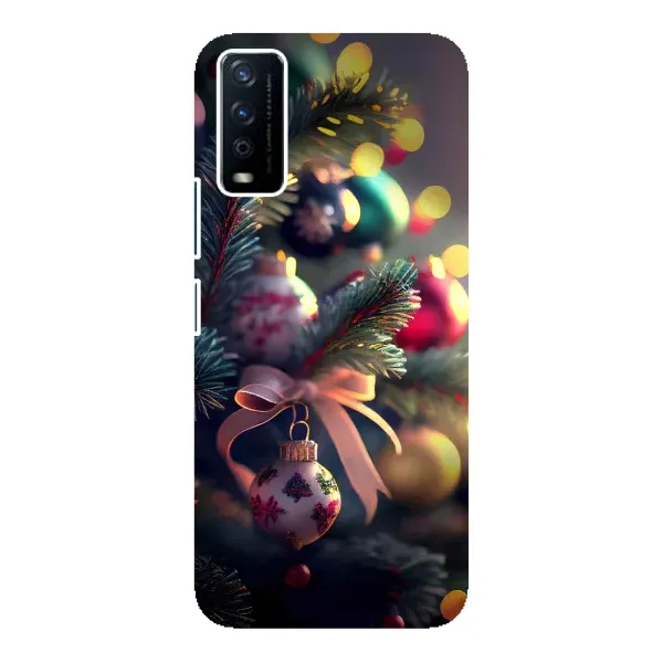 Чехол с рисунком «Красивая елочка» для Vivo Y12s