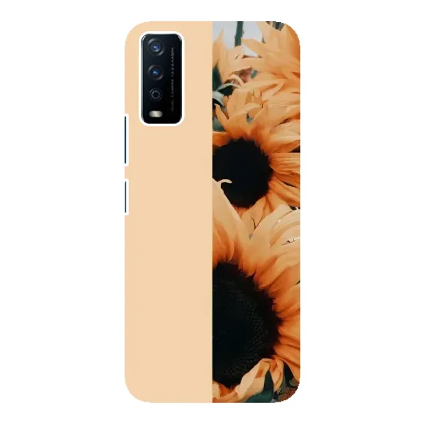 Чехол с рисунком «Красивые подсолнухи» для Vivo Y12s Чехол с рисунком «Красивые подсолнухи» для Vivo Y12s