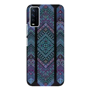 Силиконовый Чехол на ViVO Y12s (Крутой орнамент)